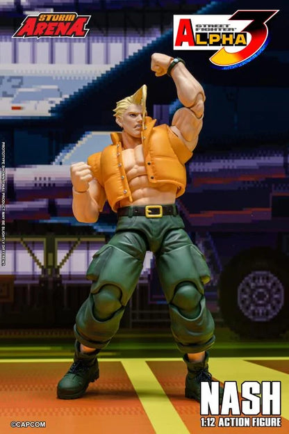 Street Fighter Alpha 3 Storm Arena Nash 1/12 Scale Action Figure