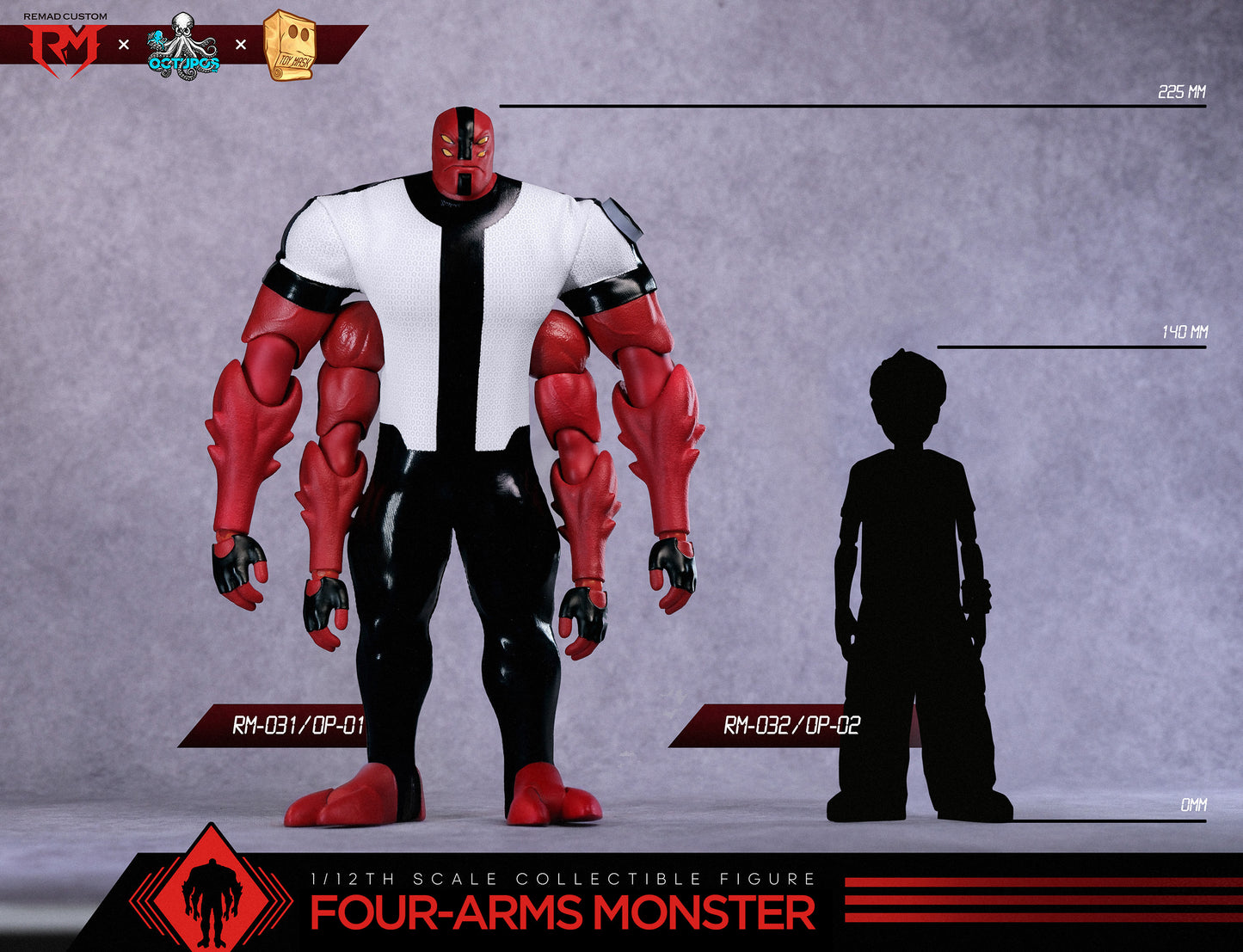 Dial Hero RM031 Four-Arms Monster 1/12 Scale Action Figure