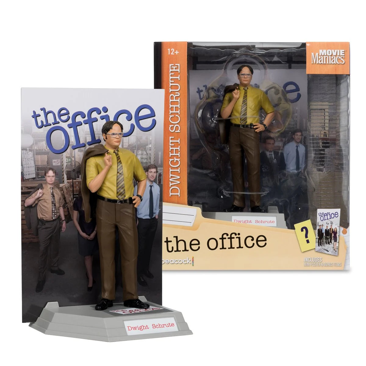 Movie Maniacs NBC Universal Wave 4 The Office Dwight Schrute 6-Inch Scale Posed Figure