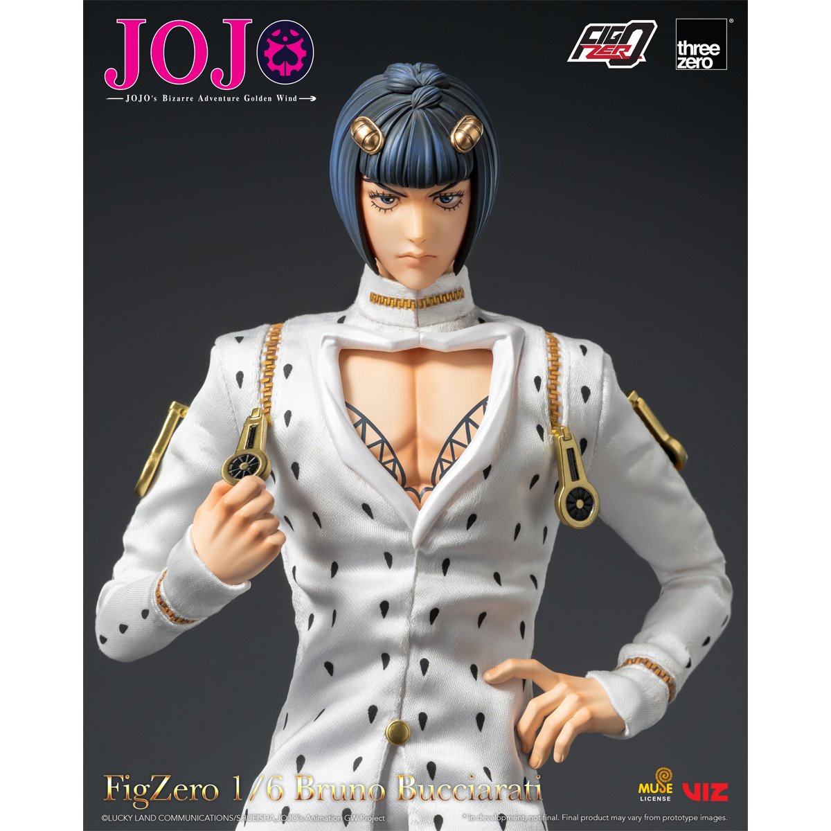 JoJo's Bizarre Adventure: Golden Wind Bruno Bucciarati FigZero 1:6 Scale Action Figure
