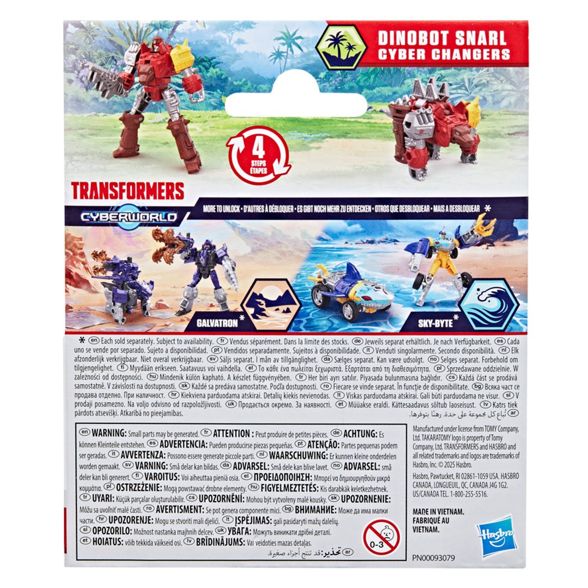 Transformers Cyberworld Dinobot Snarl Cyber Changers 4-Inch Action Figure