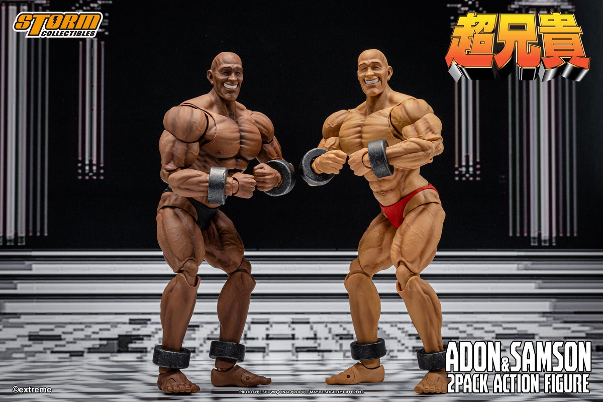 Chou-Aniki Adon and Samson 1/12 Scale Action Figure Set