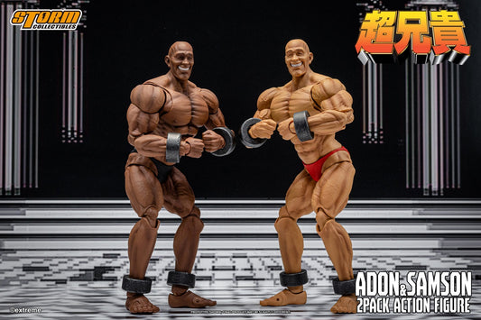 [Pre-Order] Chou-Aniki Adon and Samson 1/12 Scale Action Figure Set