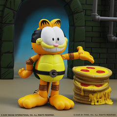 [Pre-Order] Garfield x Teenage Mutant Ninja Turtles Garfello and Sidekick Odie Action Figure 2-Pack