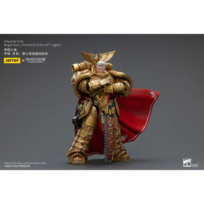 Warhammer 40,000 Imperial Fists Rogal Dorn Primarch of the VIIth Legion 1:18 Scale Action Figure