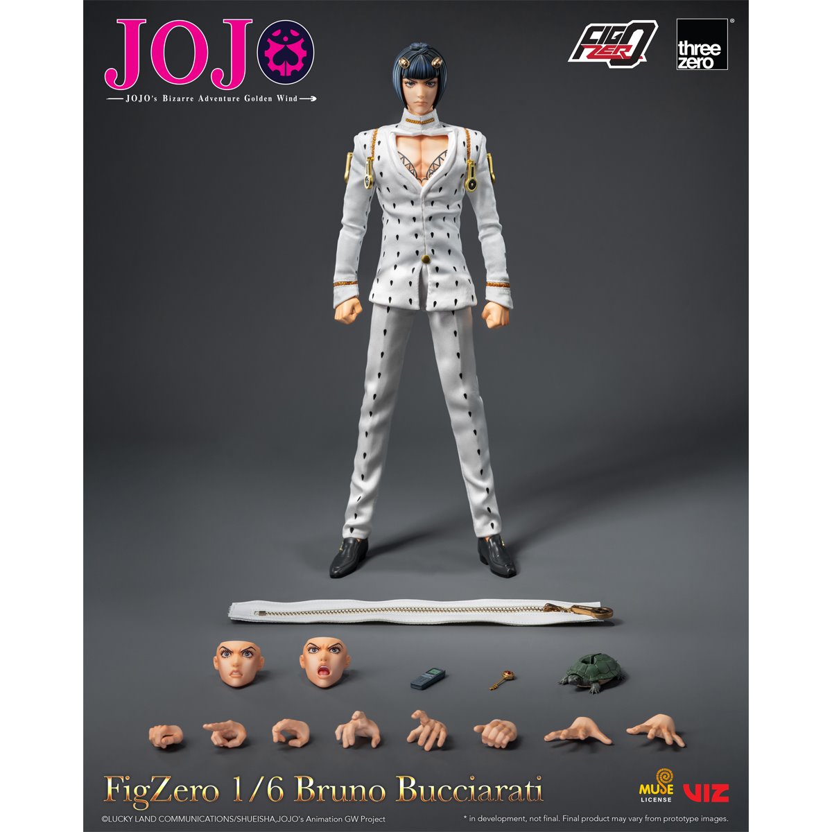 JoJo's Bizarre Adventure: Golden Wind Bruno Bucciarati FigZero 1:6 Scale Action Figure