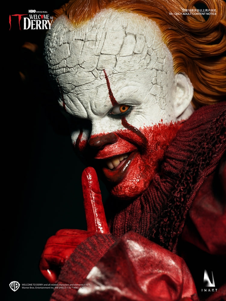 INART IT: Welcome to Derry Season 1 – Pennywise (Bloody Version) 1/6 Collectible Figure