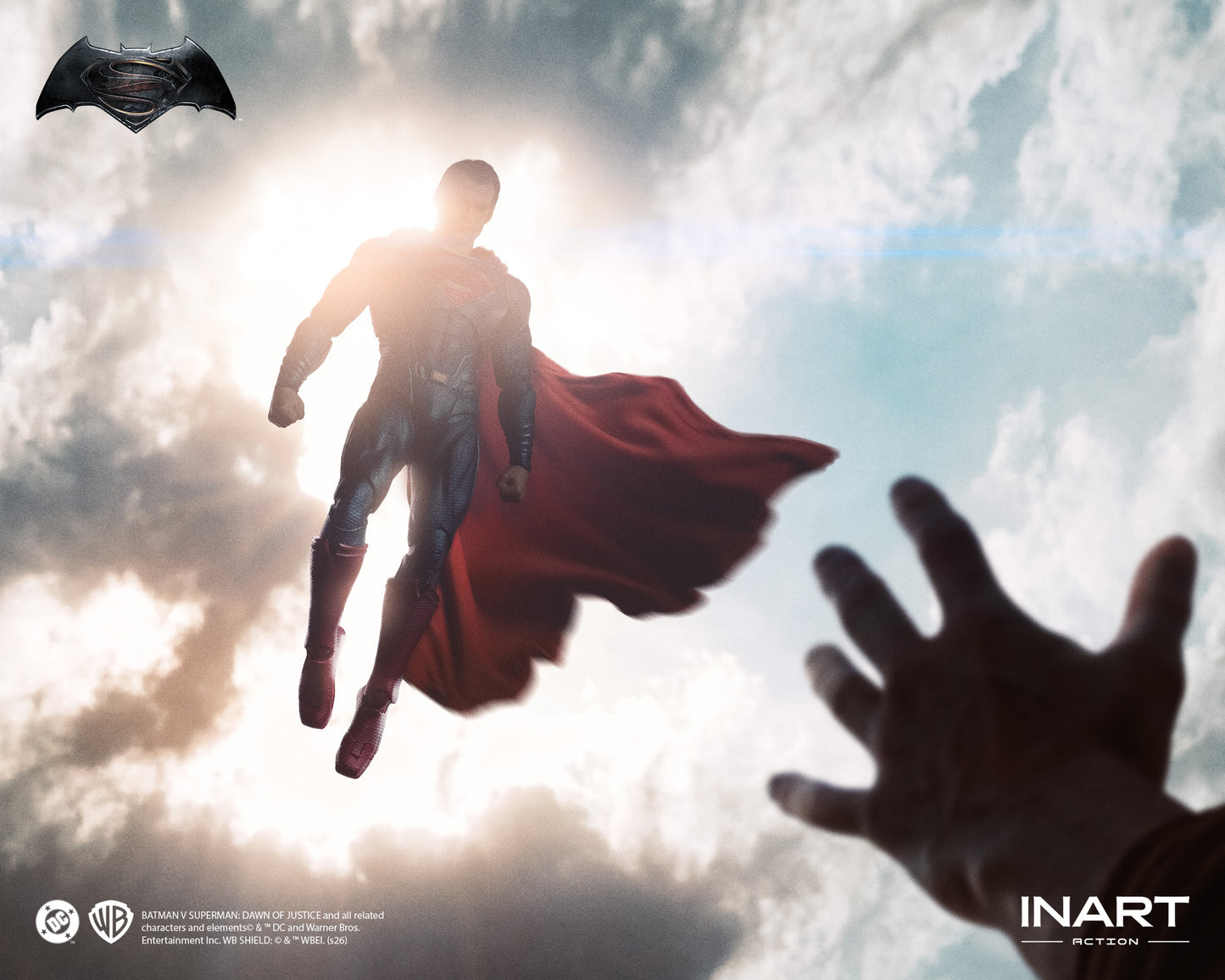 INART Batman v Superman: Dawn of Justice Superman 1/12 Action Figure