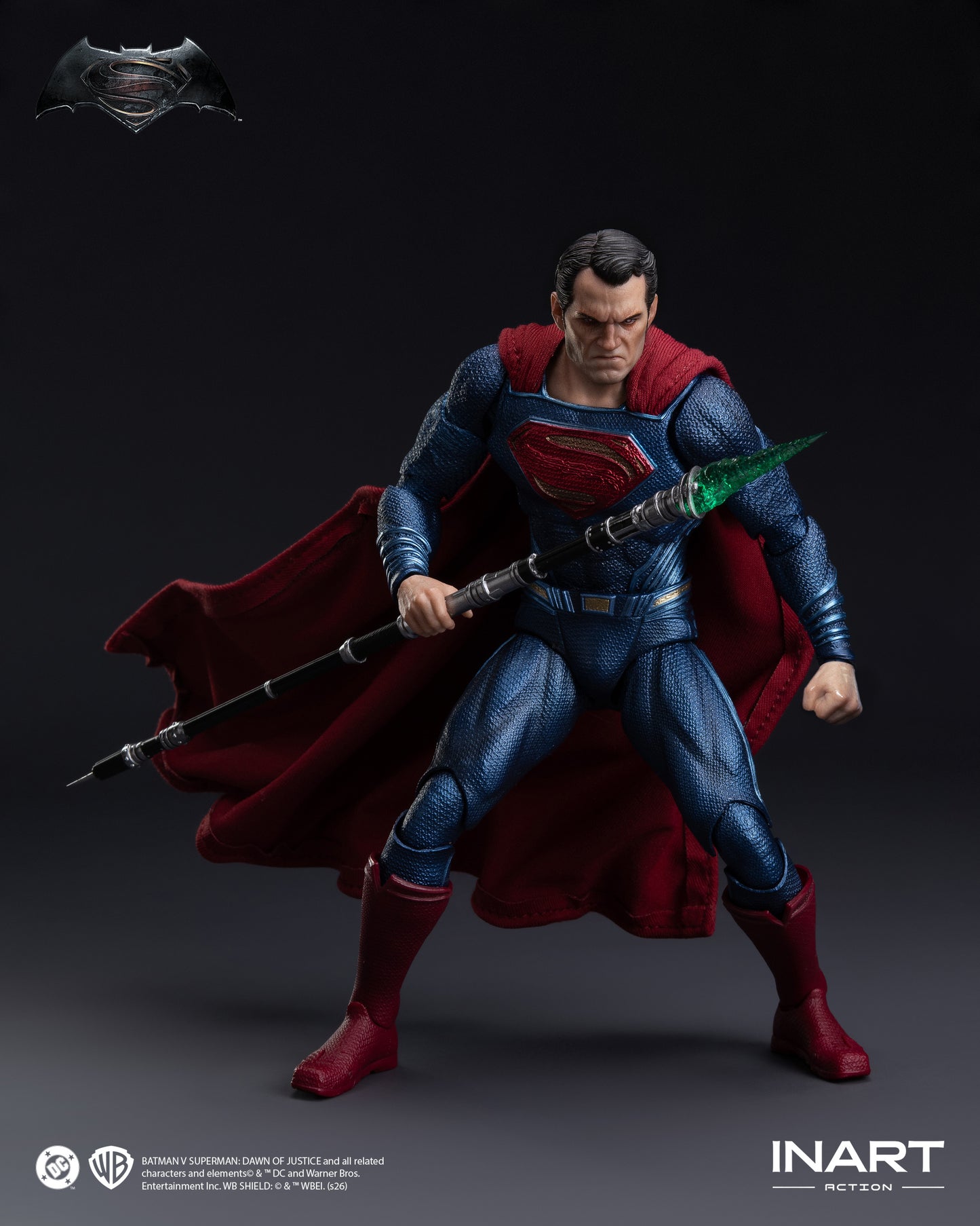 INART Batman v Superman: Dawn of Justice Superman 1/12 Action Figure