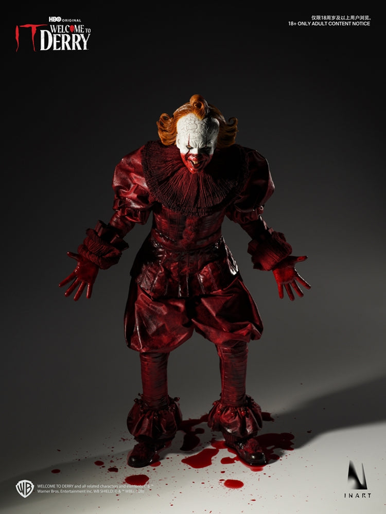 INART IT: Welcome to Derry Season 1 – Pennywise (Bloody Version) 1/6 Collectible Figure