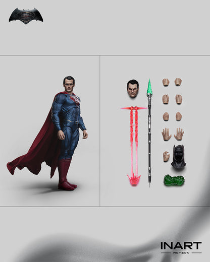 INART Batman v Superman: Dawn of Justice Superman 1/12 Action Figure