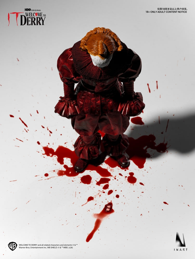 INART IT: Welcome to Derry Season 1 – Pennywise (Bloody Version) 1/6 Collectible Figure