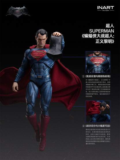 INART Batman v Superman: Dawn of Justice Superman 1/12 Action Figure