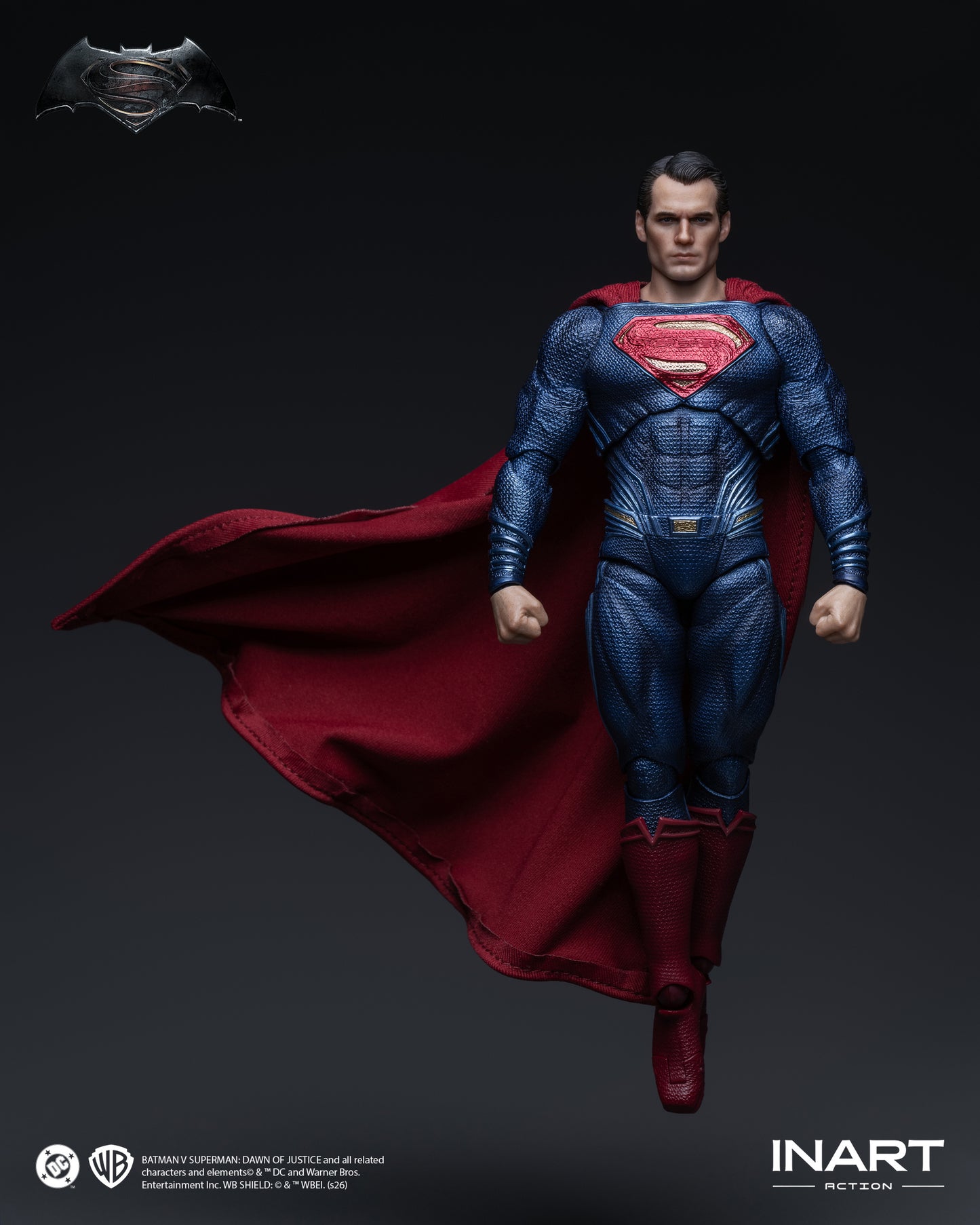 INART Batman v Superman: Dawn of Justice Superman 1/12 Action Figure