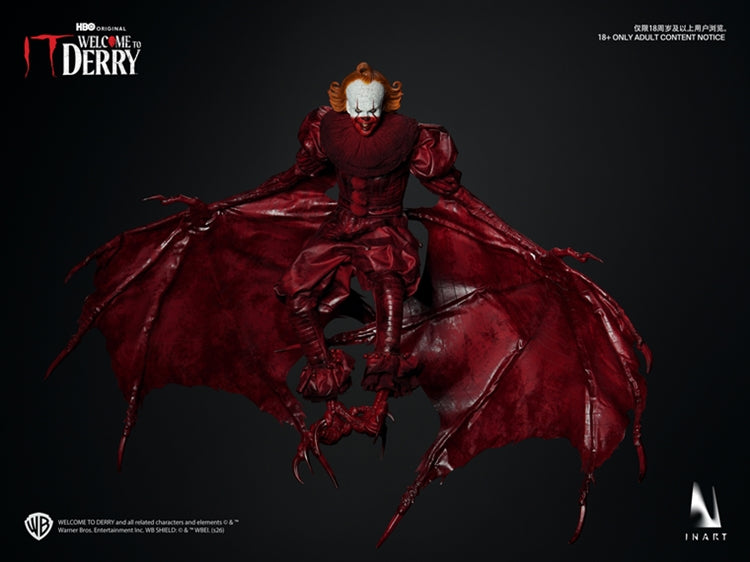 INART IT: Welcome to Derry Season 1 – Pennywise (Bloody Version) 1/6 Collectible Figure