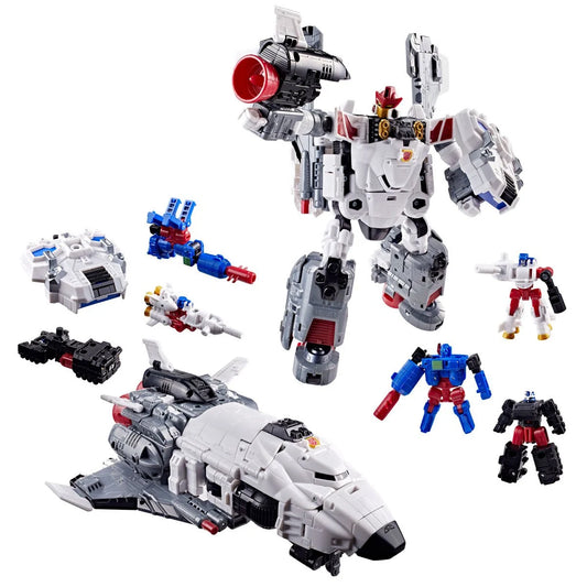 Transformers Generations Age of the Primes Commander Jetfire with Requiem Blaster Action Figure