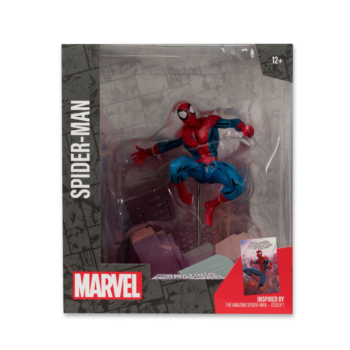 Marvel Wave 4 The Amazing Spider-Man #1 1:10 Scale Posed Figure with Scene