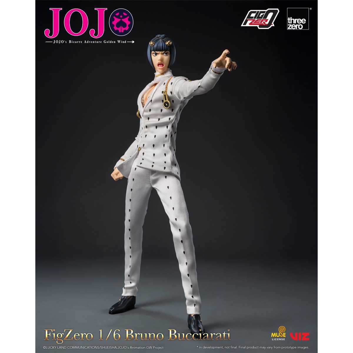 JoJo's Bizarre Adventure: Golden Wind Bruno Bucciarati FigZero 1:6 Scale Action Figure