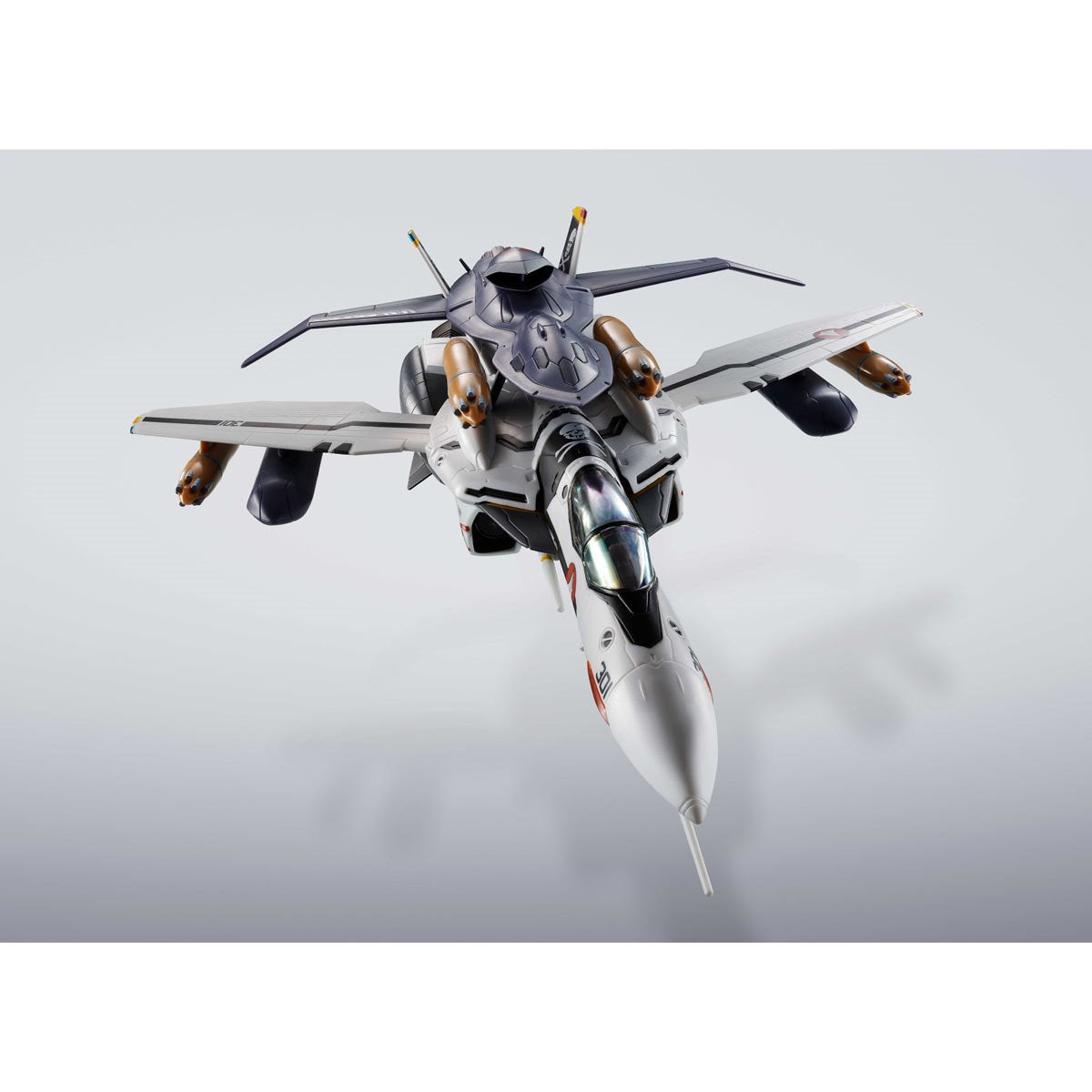 Macross VF-0S Phoenix Roy Focker Use + QF-2200D-B Ghost Hi-Metal R Action Figure