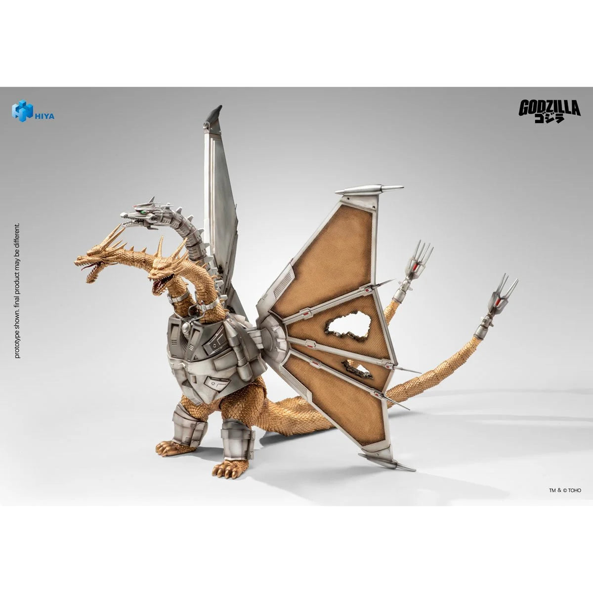 Godzilla vs. King Ghidorah Mechanical King Ghidorah Battle Damaged Exquisite Basic Series None Scale Action Figure