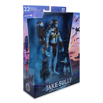 Avatar: Fire and Ash McFarlane Collector Edition Jake Sully Metkayina Final Battle 7-Inch Scale Action Figure