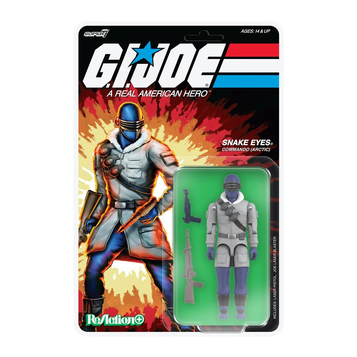 G.I. Joe Arctic Snake Eyes (Movie) 3 3/4-Inch ReAction+ Figure