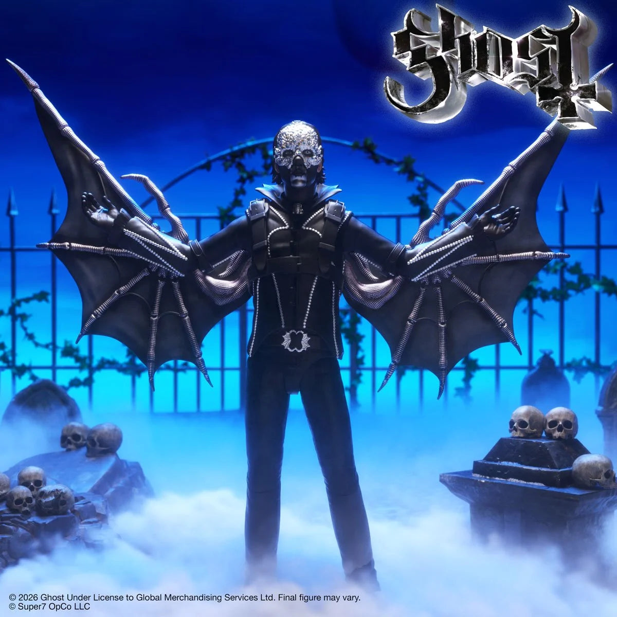 Ghost Ultimates Papa V Perpetua (Bat Wings) 7-Inch Action Figure