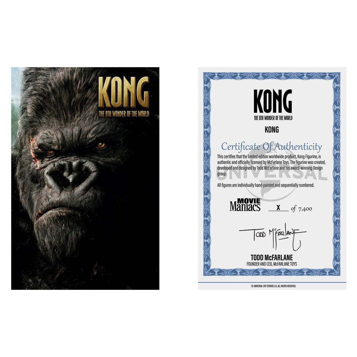 King Kong 2005 Kong: The 8th Wonder of the World 6-Inch Posed Figure Limited Edition