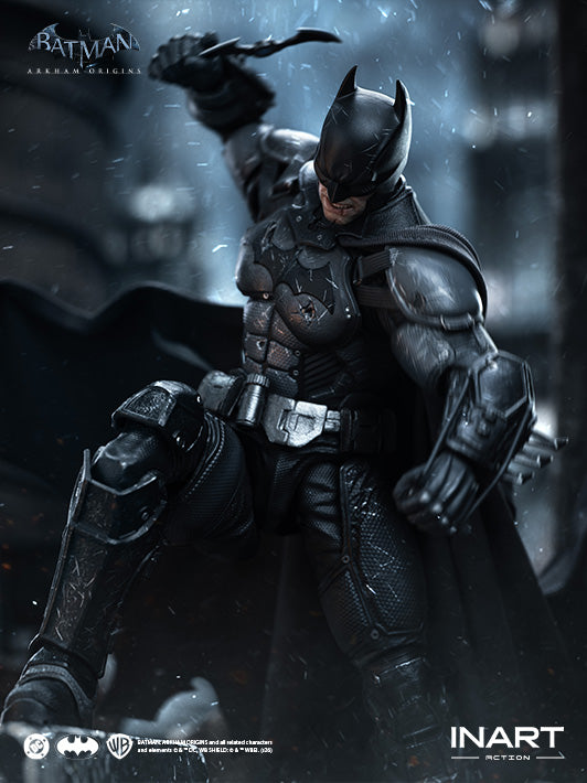 INART Arkham Origins Batman (Battle Damaged Version) 1/12 Action Figure