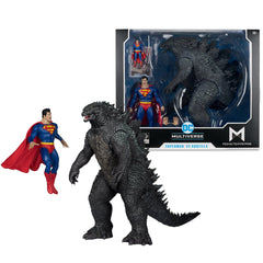 [Pre-Order] DC Multiverse Superman vs. Godzilla Megafig Justice League vs. Godzilla vs. Kong Action Figure 2-Pack