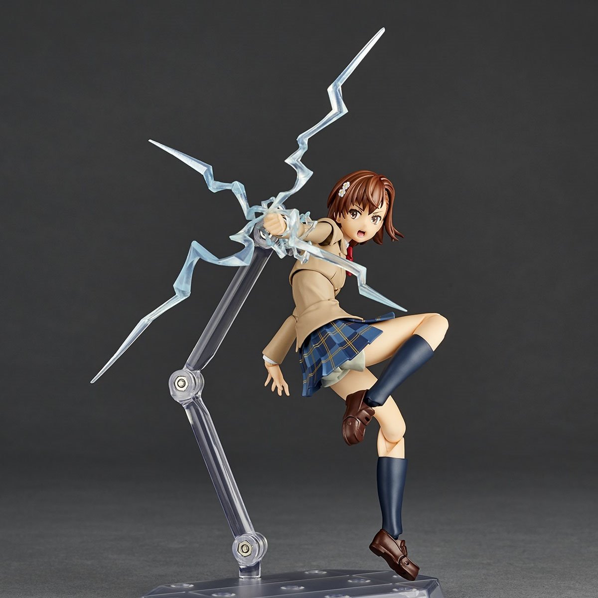 A Certain Scientific Railgun Mikoto Misaka Winter Version Revoltech Amazing Yamaguchi Action Figure