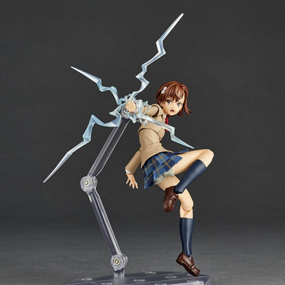 A Certain Scientific Railgun Mikoto Misaka Winter Version Revoltech Amazing Yamaguchi Action Figure