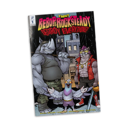 Teenage Mutant Ninja Turtles Page Punchers Wave 2 Rocksteady 5-Inch Scale Action Figure with Comic