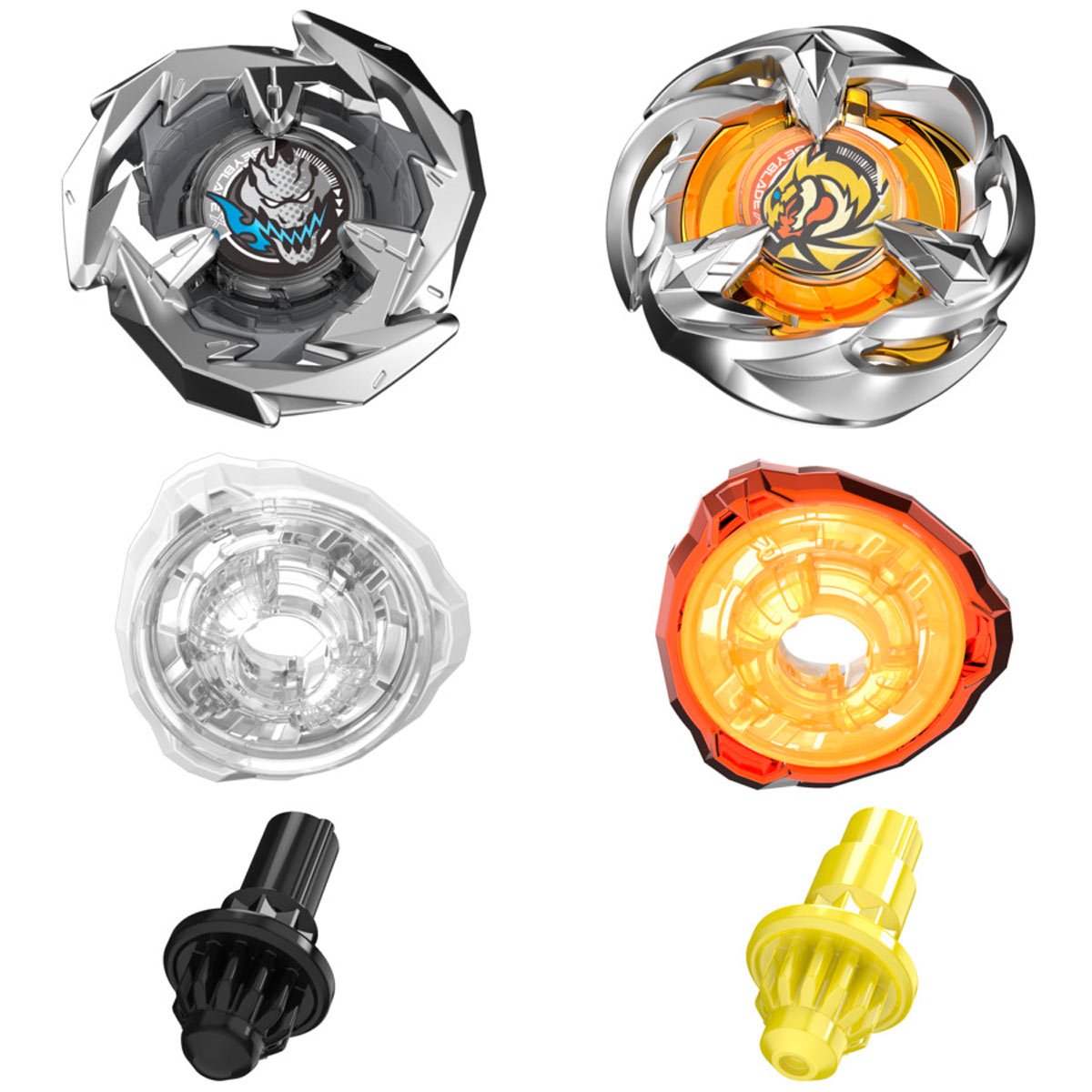 Beyblade X Gale Wyvern 3-60T & Sword Dran 3-80B Dual Pack Set with 2 Right-Spinning Tops