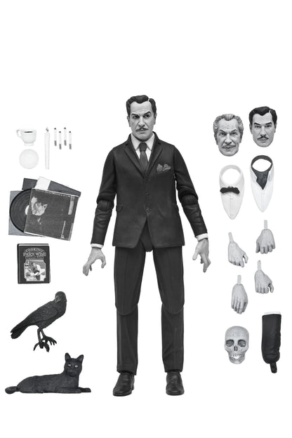 Ultimate Vincent Price 7" Scale Action Figure (Black & White)
