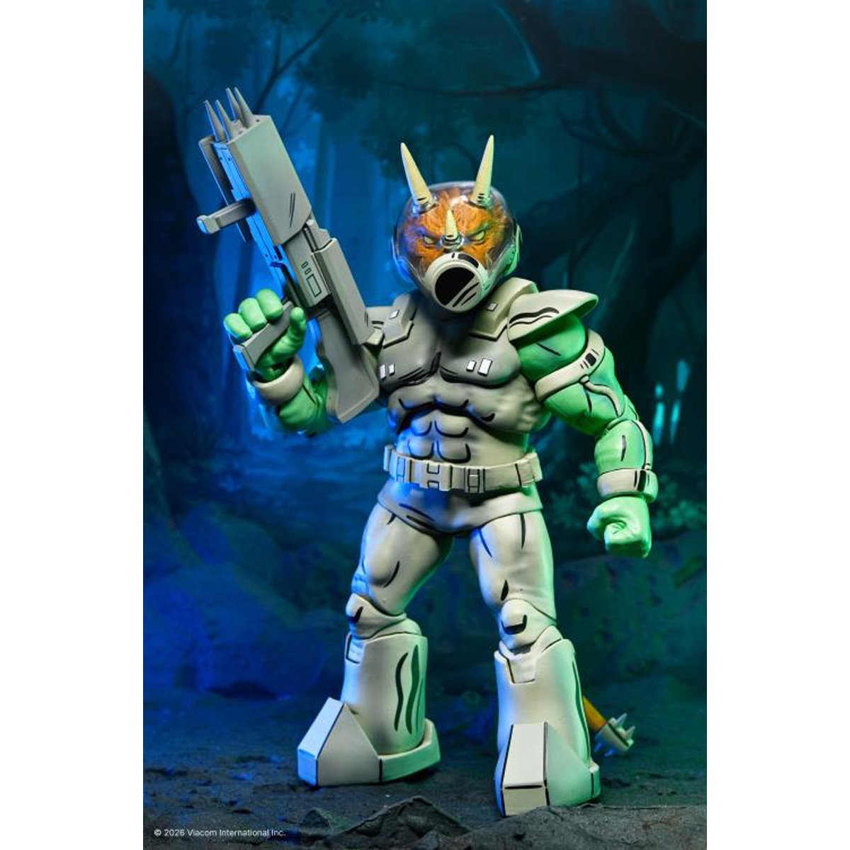 Teenage Mutant Ninja Turtles Mirage Comics Shock Commando Triceraton 7-Inch Scale Action Figure
