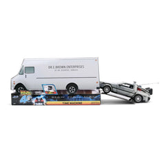 Hollywood Rides Back to the Future Time Machine 40th Anniversary 1:24 Scale Die-Cast Metal Vehicle