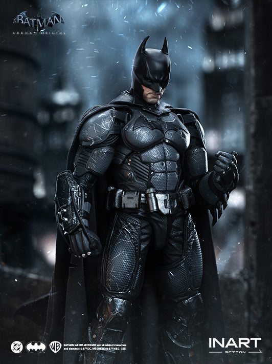 INART Arkham Origins Batman (Battle Damaged Version) 1/12 Action Figure
