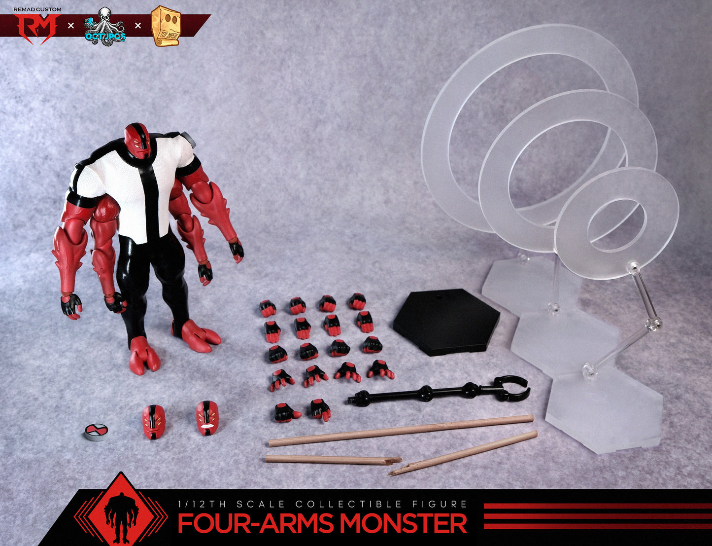 Dial Hero RM031 Four-Arms Monster 1/12 Scale Action Figure