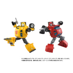 [Pre-Order] Transformers Missing Link C-09 Cybertron Heroes Anime Bumblebee and Cliffjumper Set Action Figure
