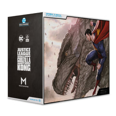 [Pre-Order] DC Multiverse Superman vs. Godzilla Megafig Justice League vs. Godzilla vs. Kong Action Figure 2-Pack