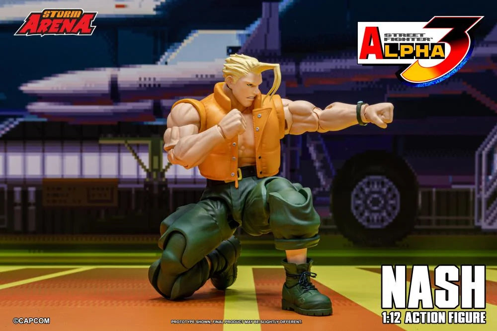 Street Fighter Alpha 3 Storm Arena Nash 1/12 Scale Action Figure
