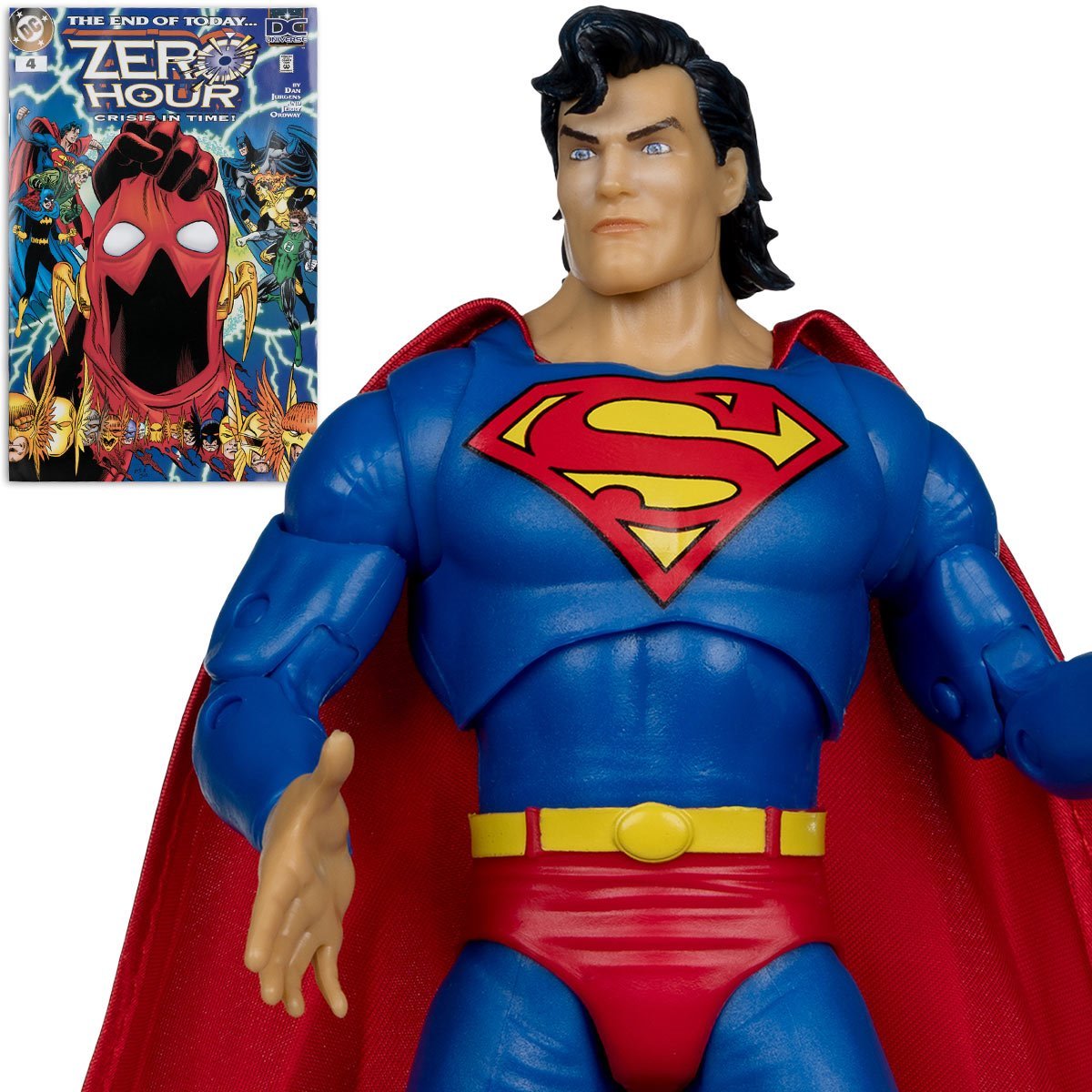 DC Direct Page Punchers Superman Zero Hour 7-Inch Scale Action Figure with Comic