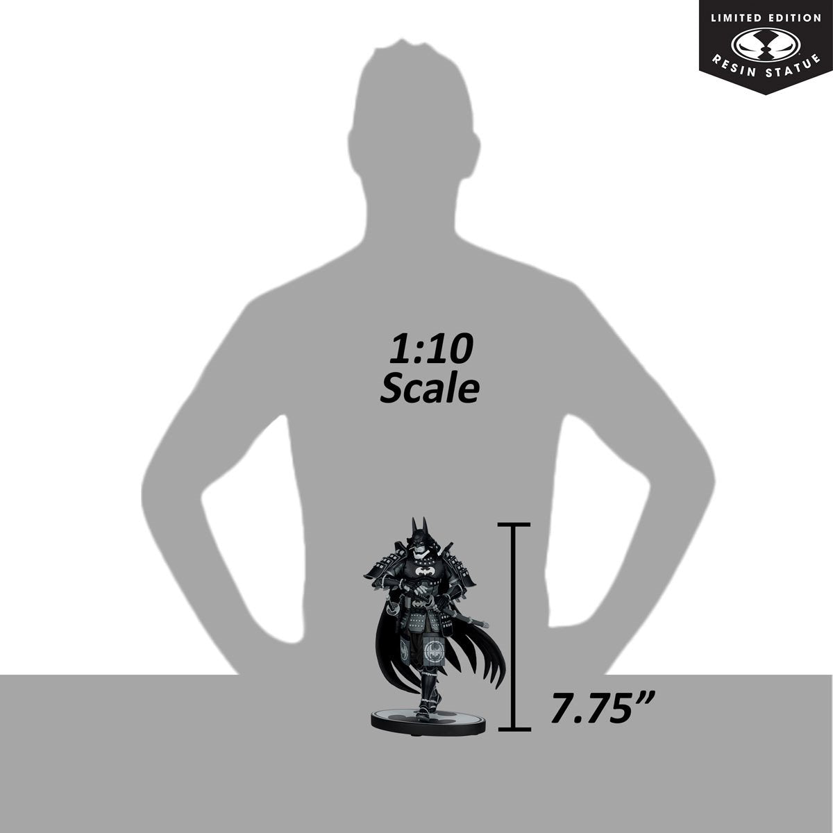 DC Direct Batman Ninja Batman Black and White 1:10 Scale Resin Statue