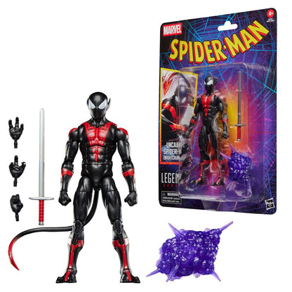 Spider-Man Marvel Legends Retro Cardback Uncanny Spider-Man (Nightcrawler) 6-Inch Action Figure