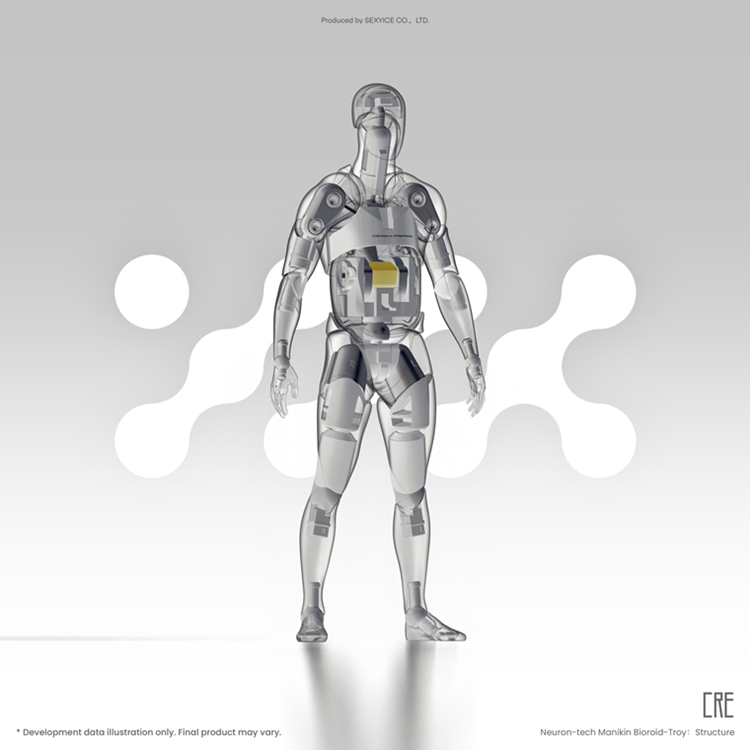 CRE Series: Neuron-Tech Manikin Bioroid Troy 020 1/12 Action Figure