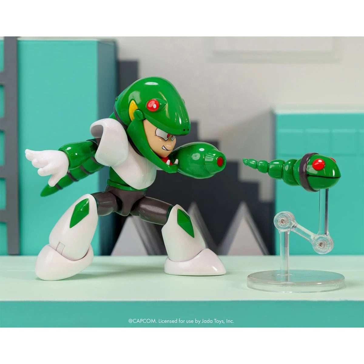 Mega Man Wave 4 Snake Man 1:12 Scale Action Figure