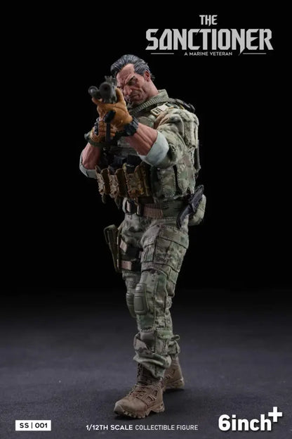 6Inch+ The Sanctioner SS001 1/12 Action Figure