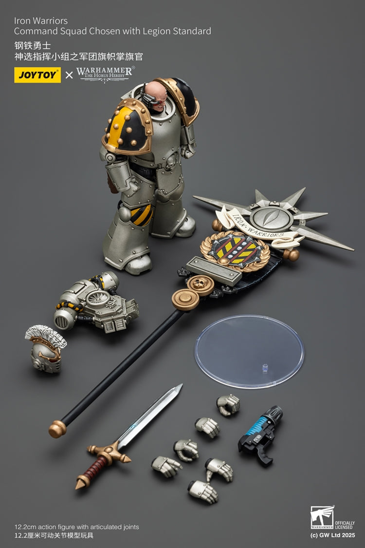 Warhammer The Horus Heresy Iron Warrior Command Squad 1:18 Scale Action Figure