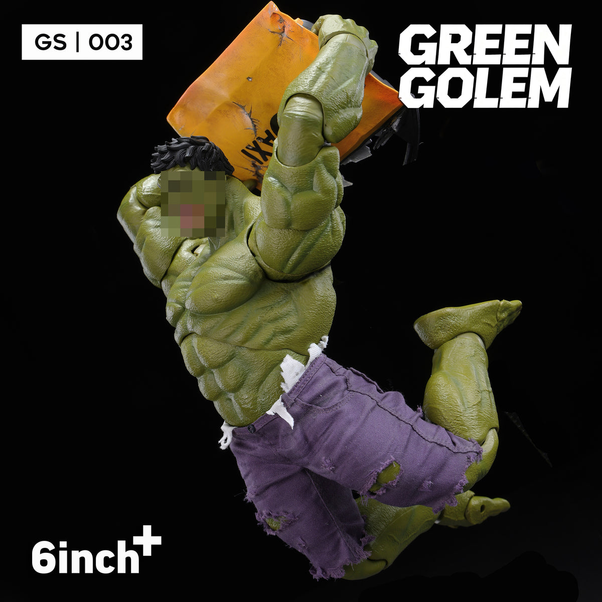 6Inch+ Green Golem GS003 1/12 Action Figure